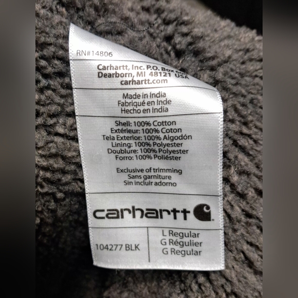 Carhartt Midnight Black Utility Vest - Picture 6 of 7